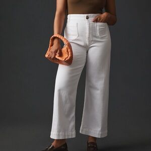 Anthropologie White Denim Colette Pants NWOT